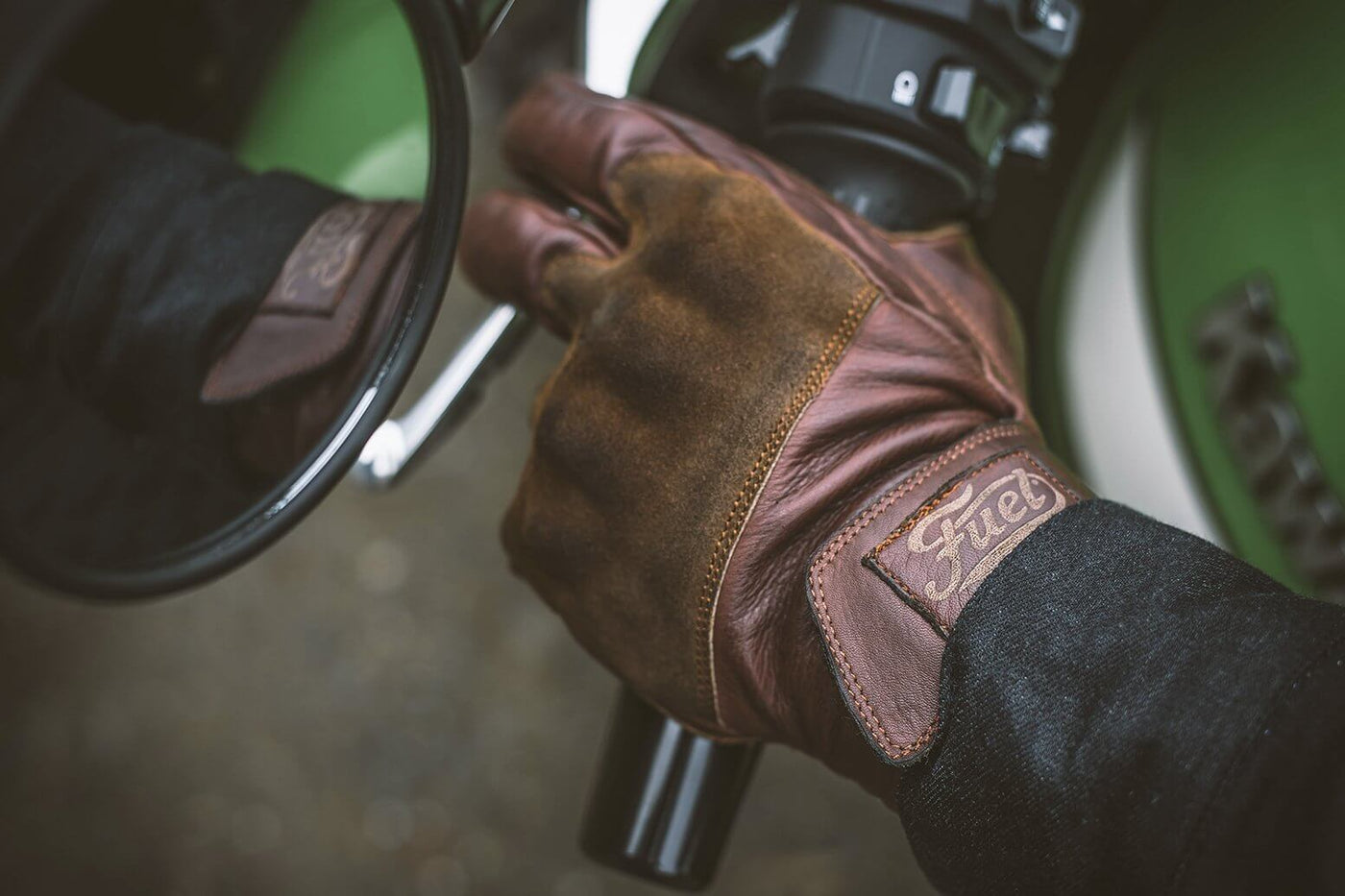 "RODEO" GLOVES BROWN